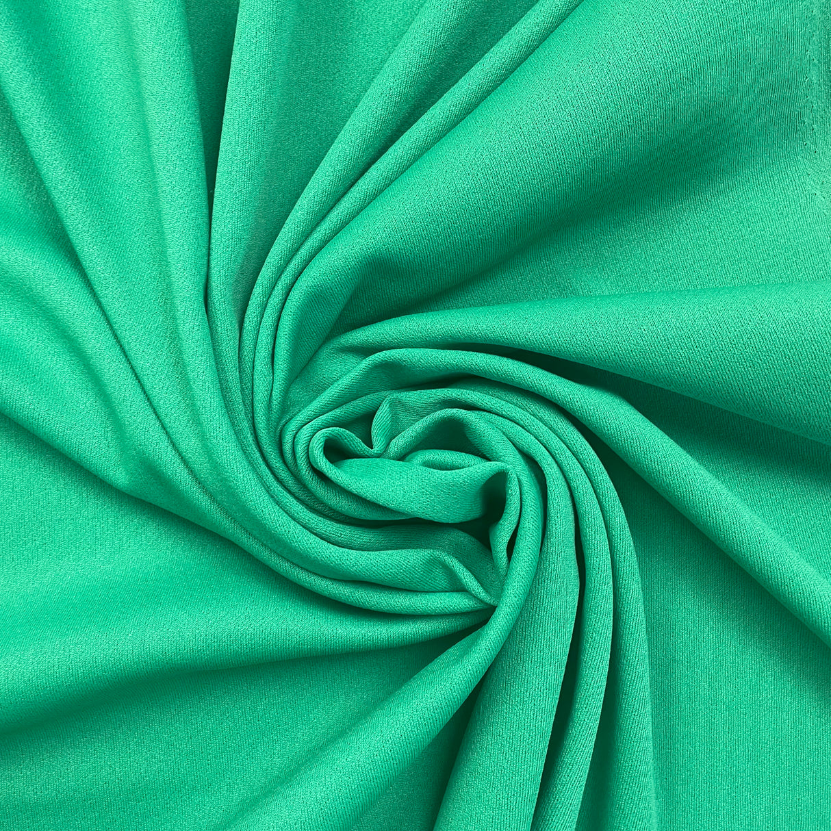 1970’s Bright Green Polyester Double Knit Fabric - Piece (P183)