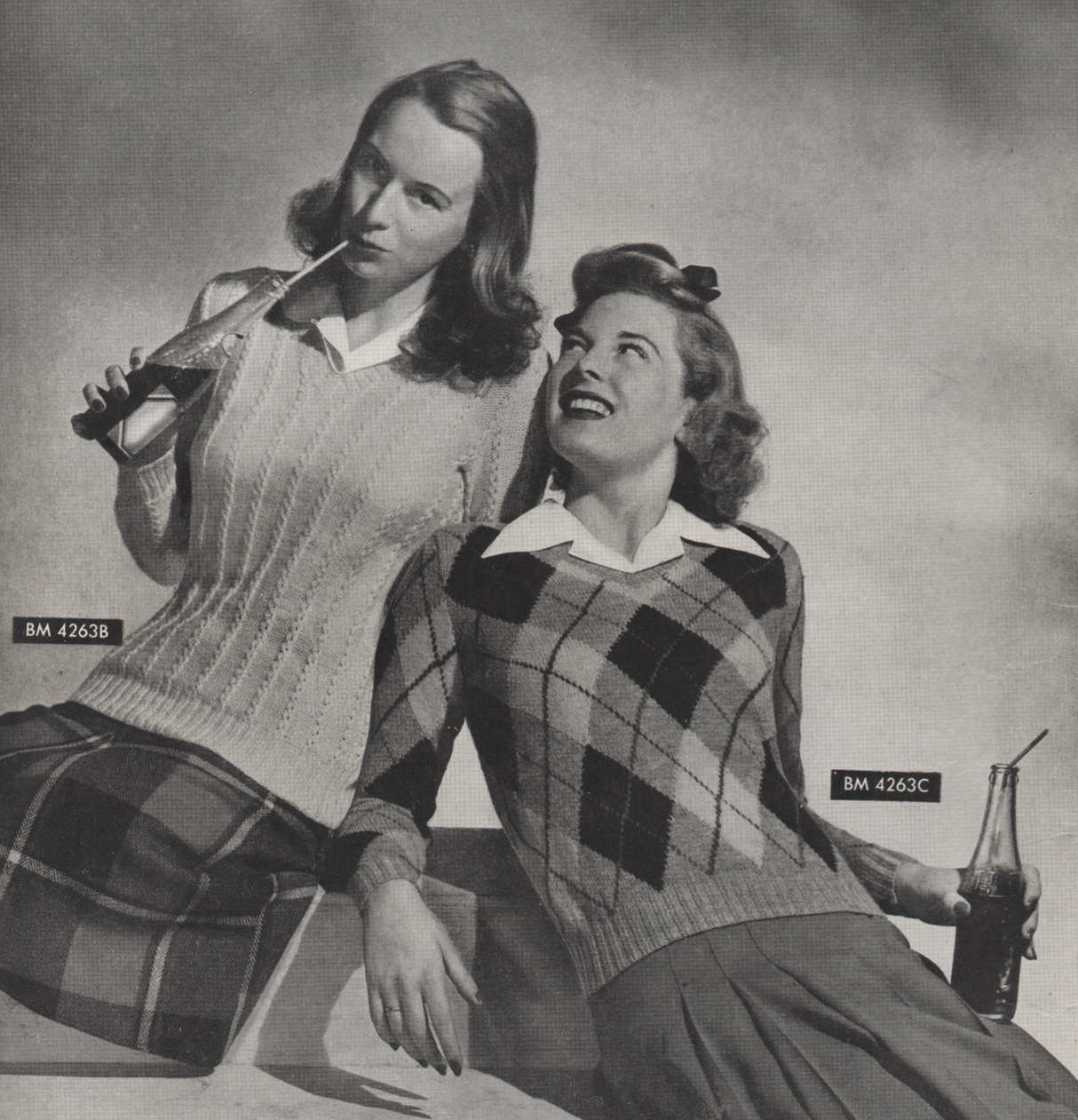 E-Book OOP 1940's Botany Knit Classics Booklet - Sweaters, Novelty Sweater, Socks, Afghans - PDF Download - Volume 6