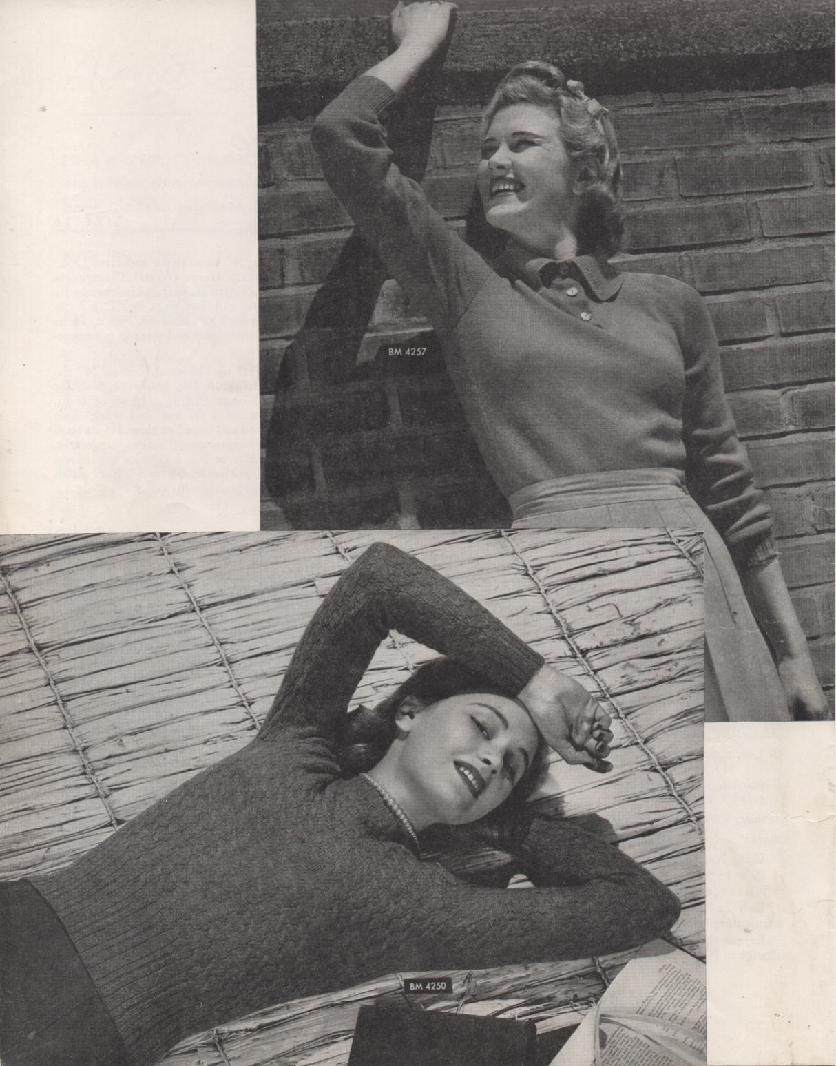 E-Book OOP 1940's Botany Knit Classics Booklet - Sweaters, Novelty Sweater, Socks, Afghans - PDF Download - Volume 6