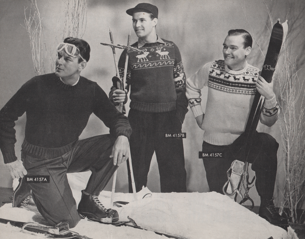 E-Book OOP 1940's Botany Knit Classics Booklet - Sweaters, Novelty Sweater, Socks, Afghans - PDF Download - Volume 6