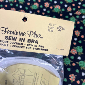 1960’s Beltx Sew In Bra cups - C cup for 36-38” bust