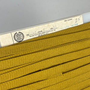 1970’s Mustard Yellow Knit Binding - Cotton - BTY