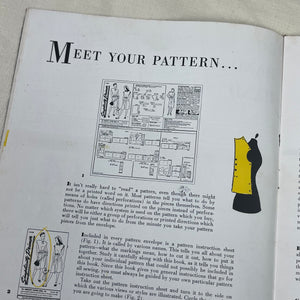 1940’s Learn to Sew Booklet by J&P Coats - Softcover