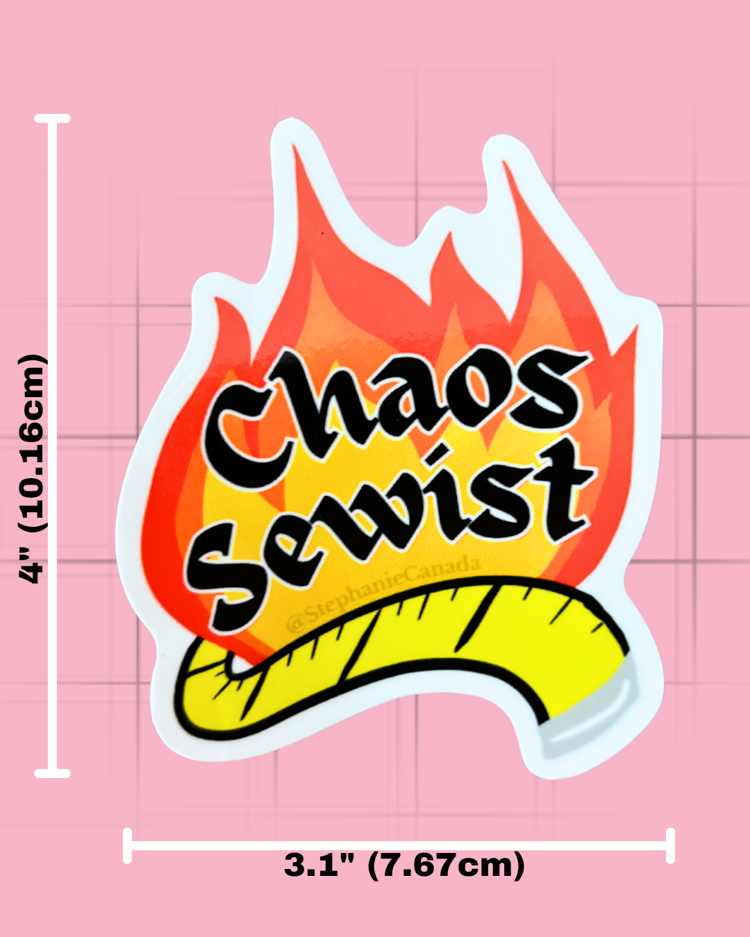 Chaos Sewist Sticker - LARGE (New)