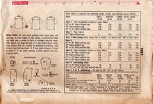 1950's Simplicity Men's Button up Shirt with Two Chest pockets and Two Sleeve lengths - Chest 34-36" - No. 2081