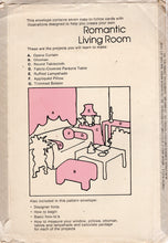 1970's Simplicity House "The Romantic Living Room" pattern -  No. 101
