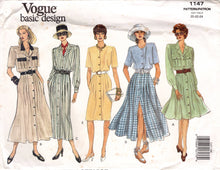 1990's Vogue Basic Design Misses' Dress -Size 20-22-24 - No. 1147
