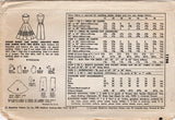 1950’s  Simplicity One Piece Jumper Dress Pattern with Circle or Slim Skirt - Bust 36" - No. 1194