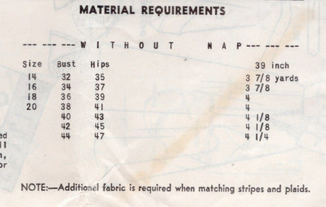 1940's Mail Order Shirtwaist Day Dress Pattern - Bust 34" - No. 1239