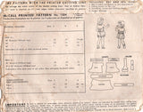1940's McCall Child's Two Piece Sun Suit Pattern - Sz 4 - Chest 23" - No. 1324