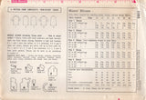 1960’s Simplicity Button Up Blouse Pattern - Bust 36" - No. 5285