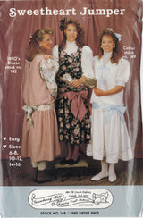 1980's Gooseberry Hill Drop Waist Jumper Dress Pattern - Bust 30-38" - No. 148