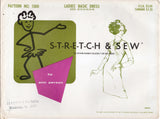 1960's Stretch & Sew A-line Dress Pattern – Bust 30-40" - No. 1500
