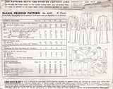 1940's McCall Two Piece Princess Line Suit Pattern - Bust 34” - No. 6343