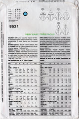 1990's Little Vogue Child's Cape with or without Hood pattern - Chest 21-23" - No. 8521