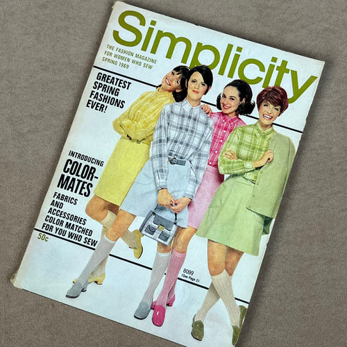 1969 Simplicity SPRING Pattern Home Catalog - original magazine