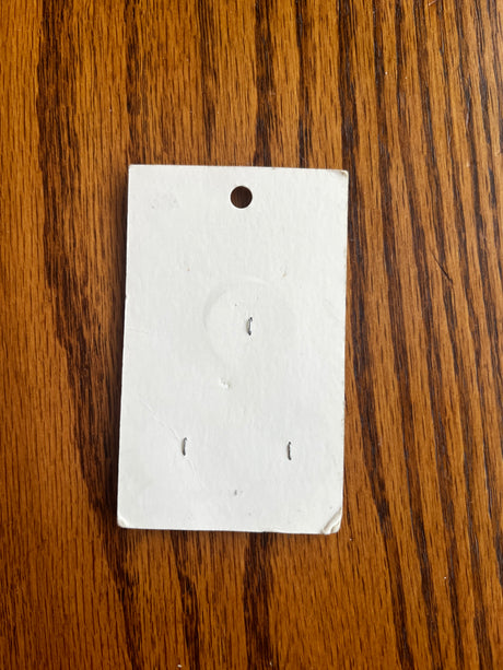1980’s La Petite Blue Carved Plastic Buttons - Set of 3 - 7/8” - on card