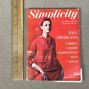 1960 Simplicity FALL/WINTER Pattern Home Catalog - original magazine