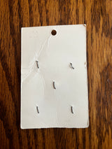 1970’s Lansing Light Blue Plastic Shank Buttons - 7/16" -  on card