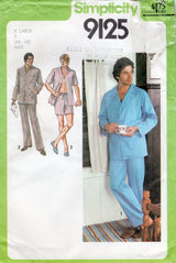 1970's Simplicity Men's Pajamas Pattern - Chest 46-48" - No. 9125