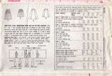 1960's Simplicity Skirt, Bandstand Skirt and Kilt Styles - Waist 23" - No. 4151