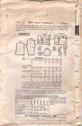 1960's Butterick Overblouse, Blouse, Sheath Skirt and Cigarette Pants Coordinates - Bust 31" - No. 9868