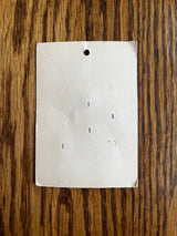1940’s Costumakers Black Plastic Buttons - Set of 4 - 5/8” - on card
