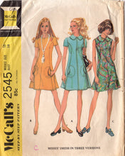1970's McCall's Princess line Midi Dress Pattern with Circular Pockets - Bust 38" - No. 2545