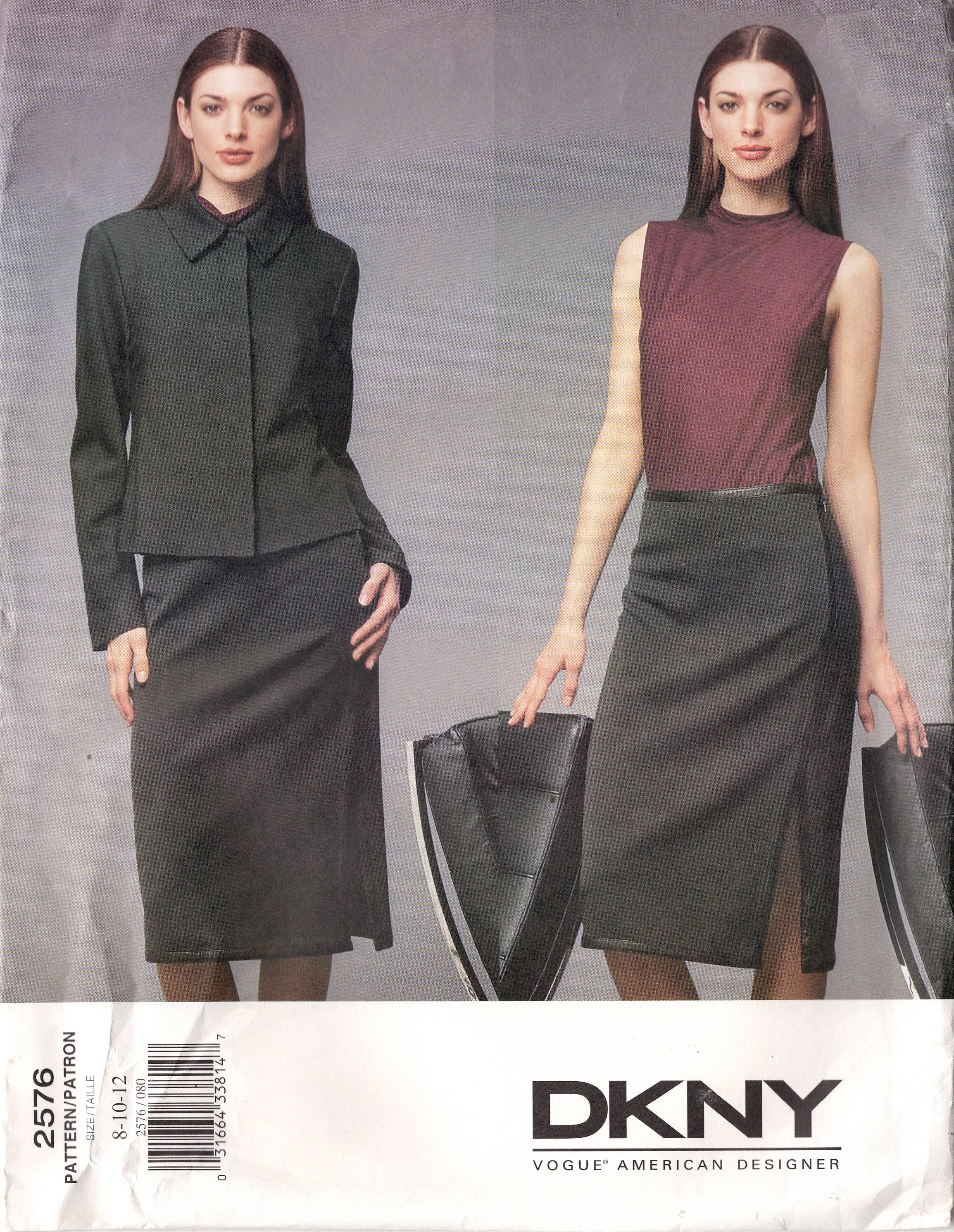 2000's Vogue American Designer DKNY Jacket, Skirt, Top Pattern
