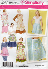 2000’s Simplicity Full, Half and Cobbler Aprons Pattern -Bust 32.5-42” - No. 4284
