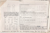 1940's Simplicity Shirtwaist Dress Pattern with Detailed Skirt - Bust 32" - No. 3036