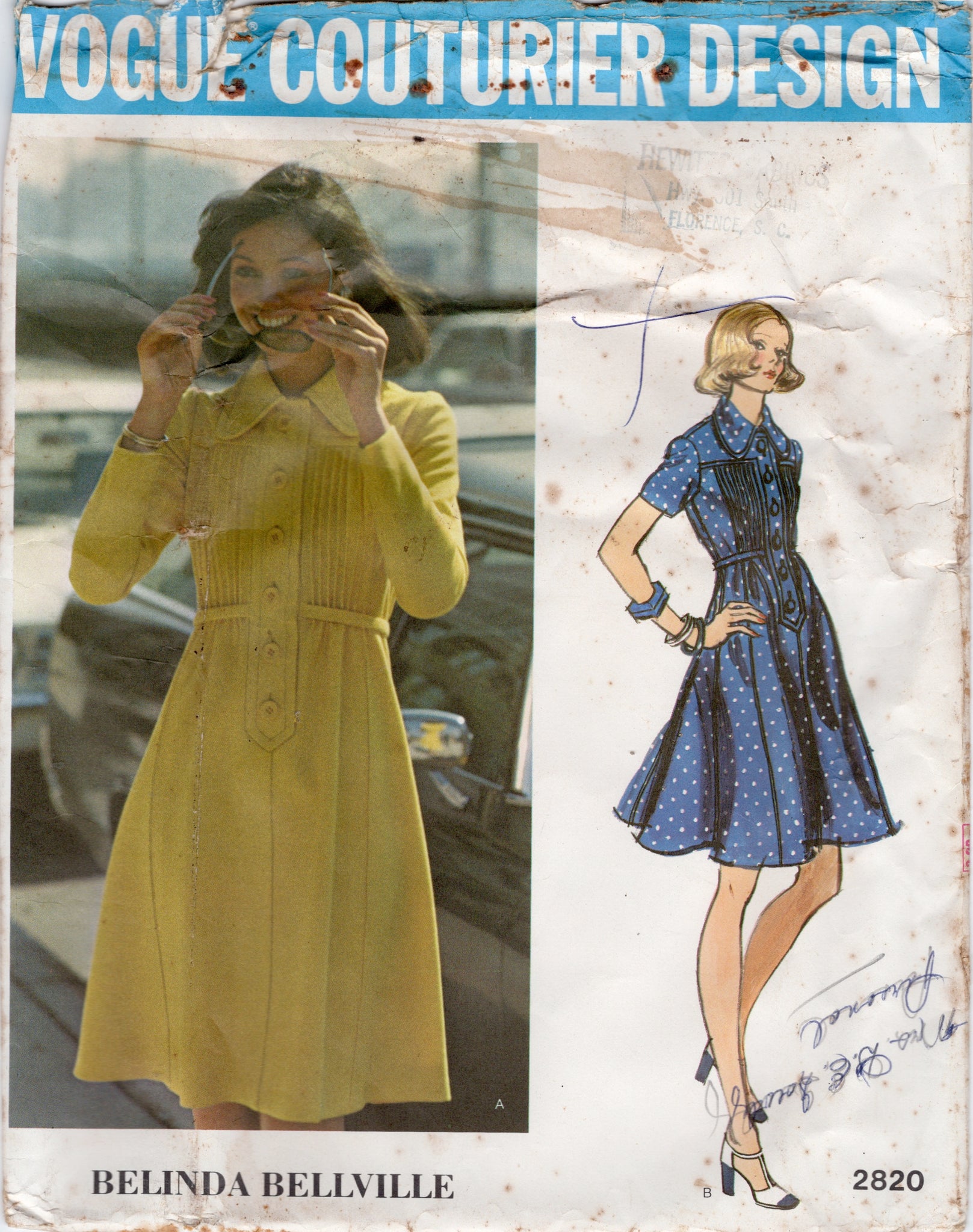 Asymmetrical Dress With One-Piece Collar - Sewing Pattern #2325.  Made-to-measure sewing pattern from Lekala with free online download.