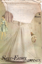 1960's Advance Fitted Waist Wedding Gown in Full length or Tea Length - Bust 33" - No. 3150