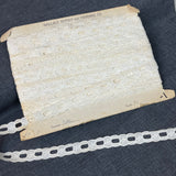 1970’s White color Insertion Lace - Cotton - BTY (TR25)
