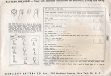 1940's Simplicity Scallop Brin hat and Purse Pattern - One Size - No. 2963