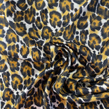 1970’s Jaguar Print Acetate Fabric - BTY (X12)