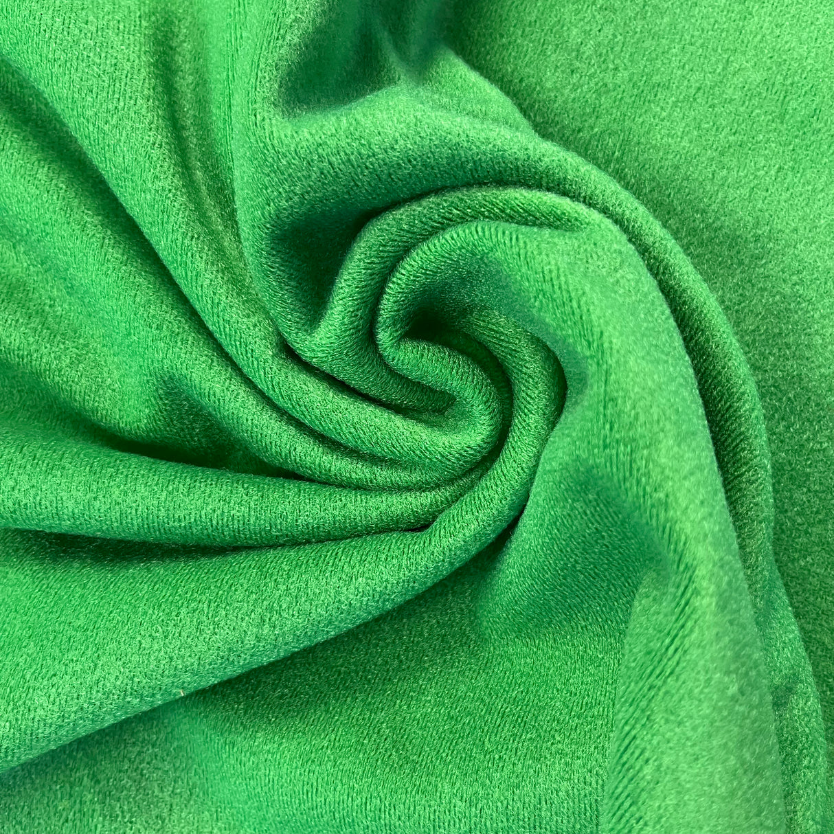 1970’s Green Fuzzy Soft Nylon Fabric - BTY (AA1)