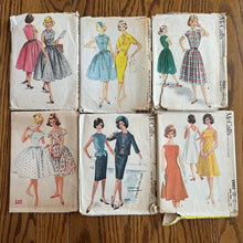 Vintage Pattern LOT of McCall’s UNCHECKED pattern - Bust 28-32” - 1950-1960’s