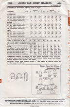 1960's Advance Separates with Blouse, Overblouse and Pencil Skirt Pattern - Bust 31.5" - No. 3000