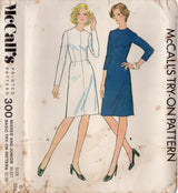 1970's McCall's Basic Try-On Sloper Pattern - Bust 32.5" - No. 300