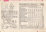 1950's Simplicity Shirtwaist Dress with Pleated Skirt - Bust 41" - No. 3042