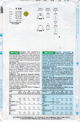 1990's Butterick Unisex Sweatshirt, Shorts and Sweatpants Pattern - Bust 42-48" - No. 3091