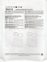 1950's Butterick REPRODUCTION Empire Waist Fit and Flare Dress Pattern - Bust 36-44" - No. B6018