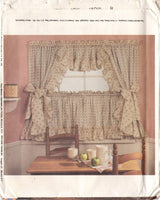 1990's McCall's Valance, Curtains, and Tie Backs Pattern - UC/FF - No. 5223