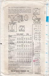1960's Butterick Coordinates with skirt, blouse, overblouse and Jacket - Bust 34" - No. 3275