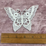 1970’s Butterfly Appliqué - Hirschberg, Schutz & Co - White color - deadstock