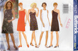 1990's Butterick A Line Dress Pattern with Boat, Sweetheart, or One Shoulder style - Bust 30.5-34" - No. 5047