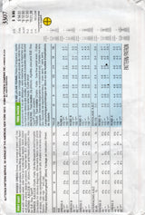 1990's Butterick Midi or Tea Length Dress Pattern with Surplice or Sweetheart Bodice - Bust 30.5-34" - No. 3307