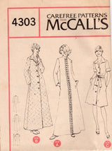 1970's McCall's Robe pattern  - Bust 46" - No. 4303