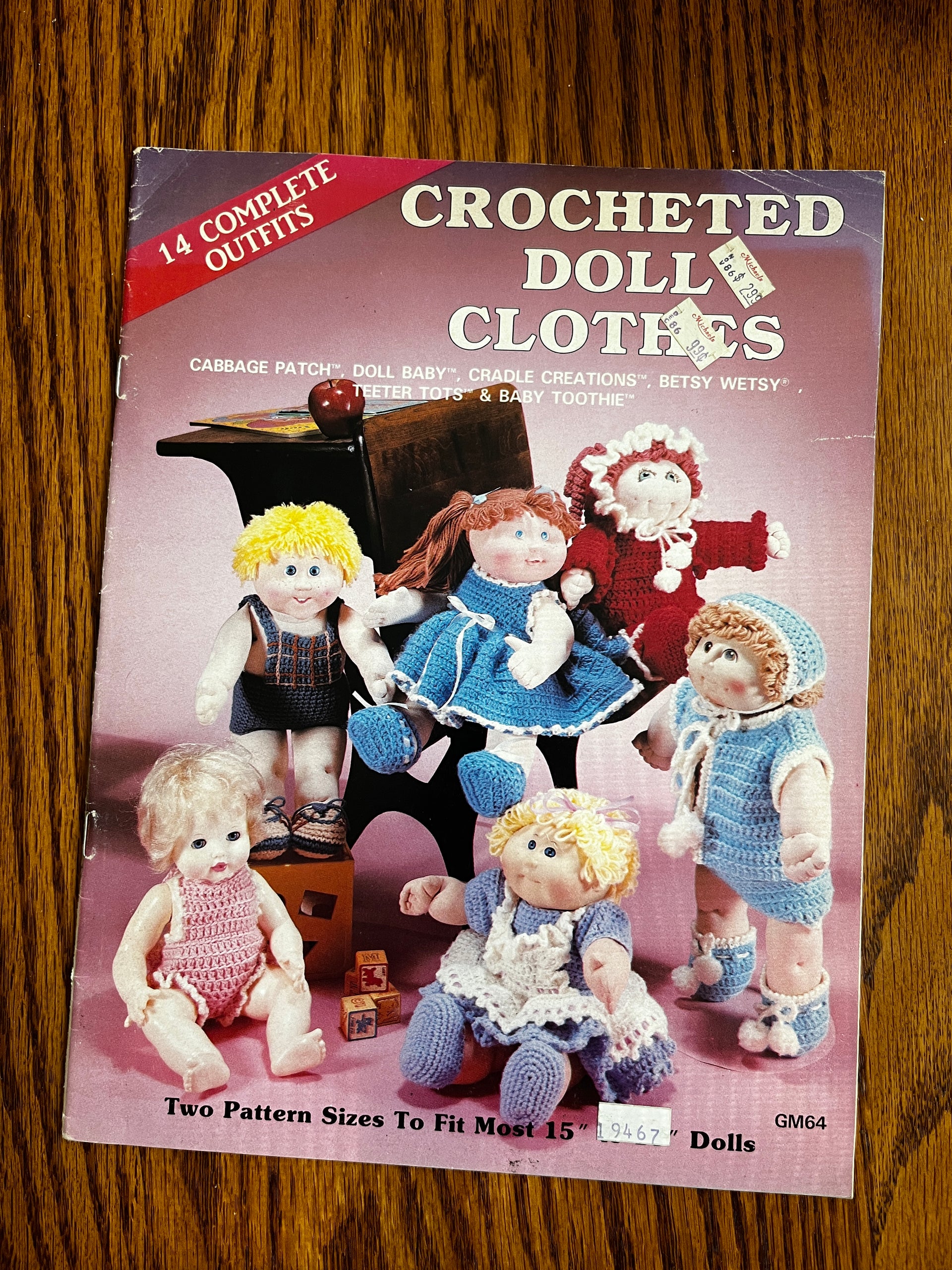 pretty casual dresses for women 1985 Crocheted Doll Clothes Booklet – Backroom Finds